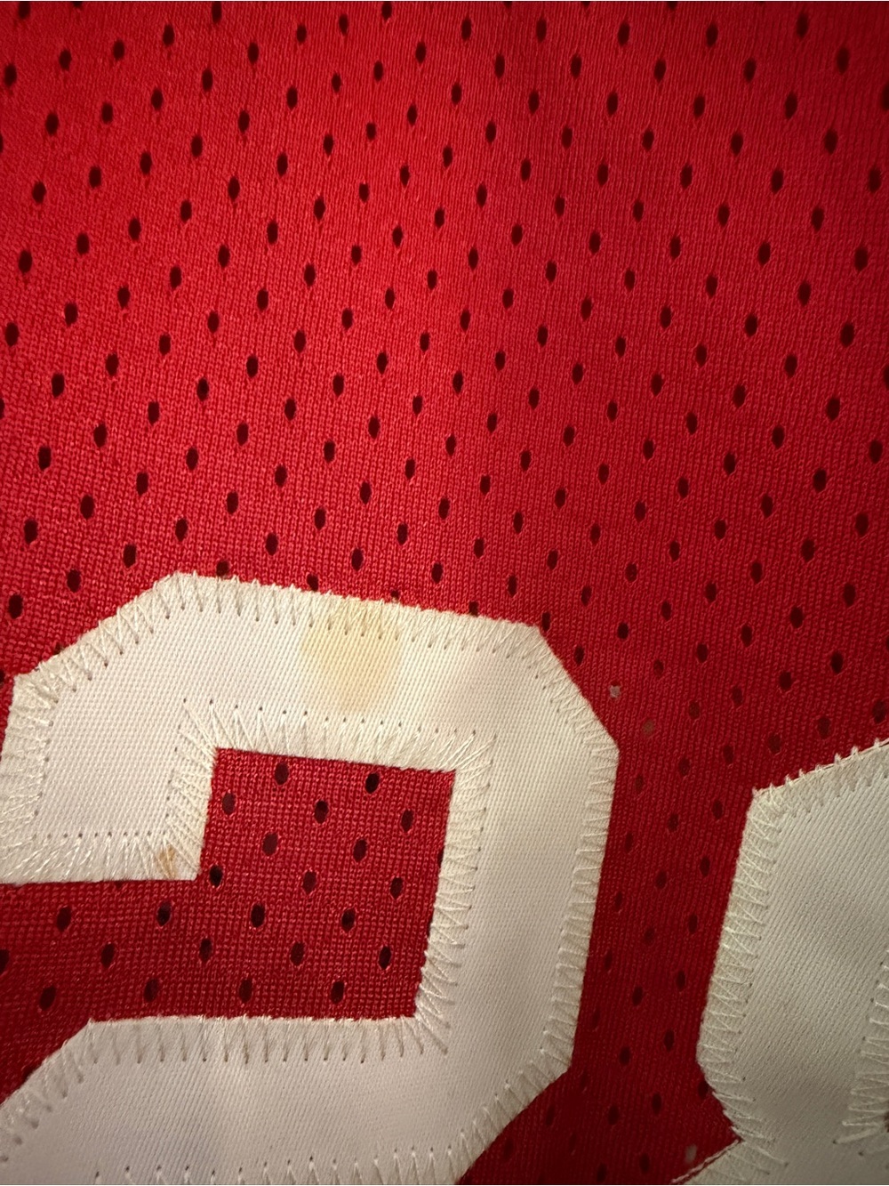 Mitchell & Ness San Francisco 49ers Red and White Jersey size 56 - Picture 9 of 10
